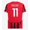 AC Milan Christian Pulisic #11 Hemmatröja 2024-25 Korta ärmar